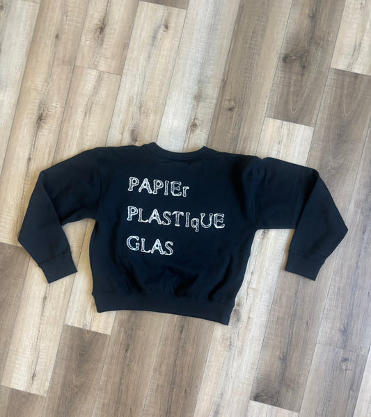 I RECYCLE BINS CREWNECK (Classic ) Black