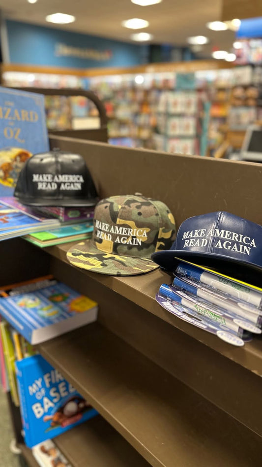 MAKE AMERICA READ AGAIN CAMO SNAPBACK
